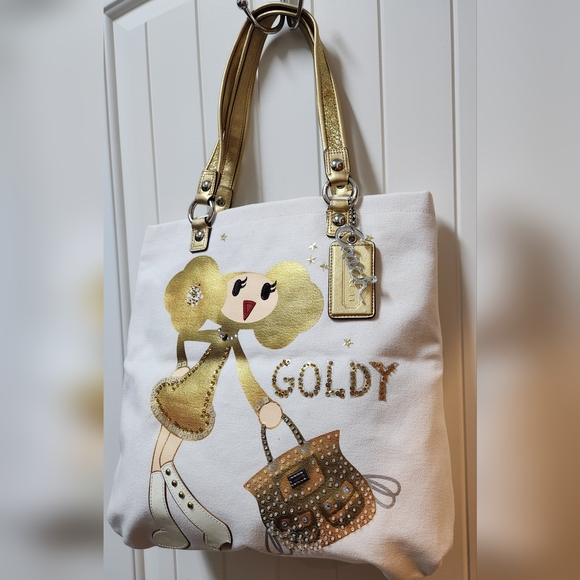 COACH Goldy Tote from The Poppy Line RARE/COLLECTORS ITEM NEW - Picture 3 of 15